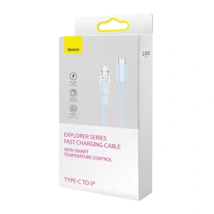 Baseus Kabel Explorer Serie USB-C/Lightning 1m 20W (blau)