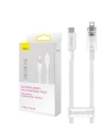 Cablul Baseus Explorer Series USB-C/Lightning 1m 20W (alb)