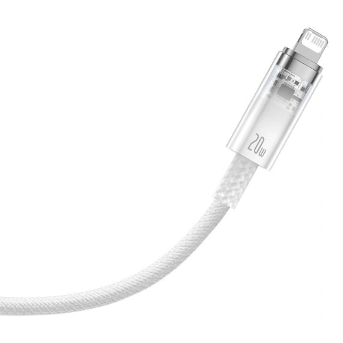 Kup Kabel Baseus Explorer Series USB-C/Lightning 1m 20W (bílý) - BSU4323 - {ean13} - Sklep Home Screen
