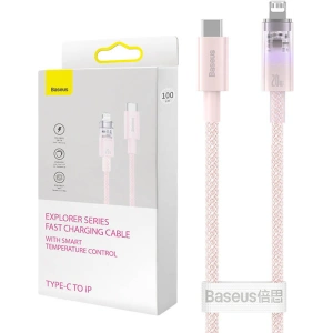 Baseus Kabel Explorer Serie USB-C/Blitz 1m 20W (rosa)