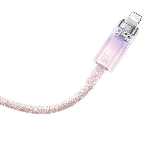 Kup Kabel Baseus Explorer Series USB-C/Lightning 1m 20W (růžový) - BSU4324 - {ean13} - Sklep Home Screen