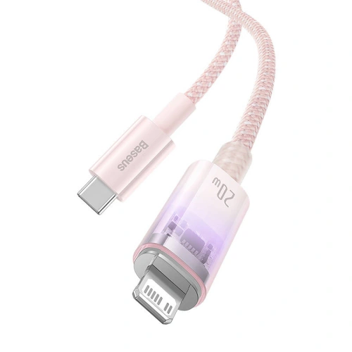 Kup Cablu Baseus Explorer Series USB-C/Lightning 1m 20W (roz) - BSU4324 - {ean13} - Sklep Home Screen