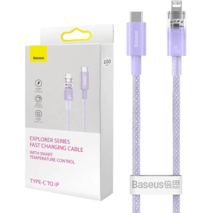 Baseus Kabel Explorer Serie USB-C/Lightning 2m 20W (lila)