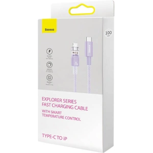 Baseus Kabel Explorer Serie USB-C/Lightning 2m 20W (lila)