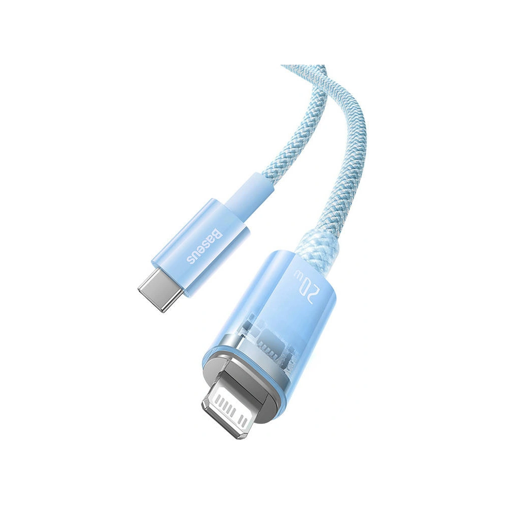 Kabel Baseus Explorer Series USB-C/Lightning 2m 20W (niebieski)