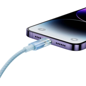 Baseus Kabel Explorer Serie USB-C/Lightning 2m 20W (blau)