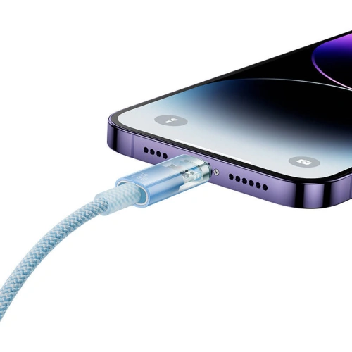 Kup Cablul Baseus Explorer Series USB-C/Lightning 2m 20W (albastru) - BSU4326 - {ean13} - Sklep Home Screen