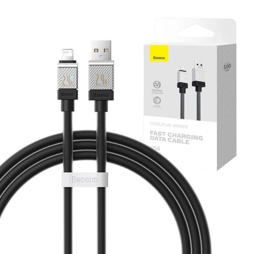 Kup Kabel Baseus CoolPlay Series USB-A/Lightning 20W 2m (černý) - BSU4327 - {ean13} - Sklep Home Screen