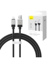 Cablul Baseus CoolPlay Series USB-A/Lightning 20W 2m (negru)