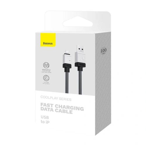 Kup Kabel Baseus CoolPlay Series USB-A/Lightning 20W 2m (černý) - BSU4327 - {ean13} - Sklep Home Screen