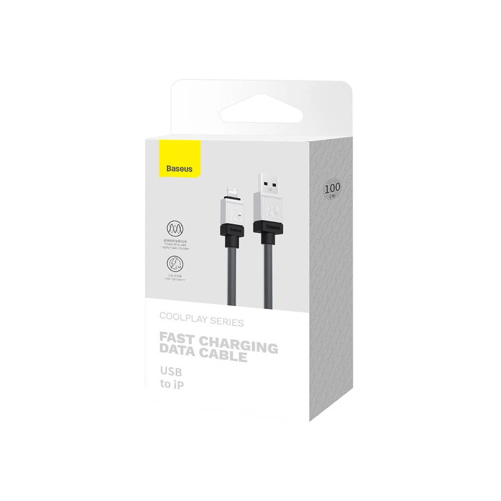 Kabel Baseus CoolPlay Series USB-A/Lightning 20W 2m (czarny)
