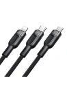 Kup Mcdodo 1.2m 3-in-1-Kabel CA-0930 USB-A/USB-C - Lightning - microUSB 6A, (schwarz) - MDD116 - {ean13} - Sklep Home Screen