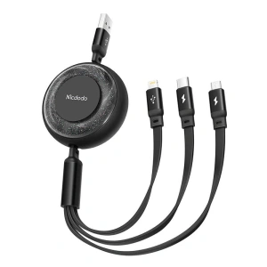 Kup Kábel 3w1 Mcdodo CA-3570 USB-A/USB-C - Lightning - microUSB 1.2m (fekete) - MDD126 - {ean13} - Sklep Home Screen