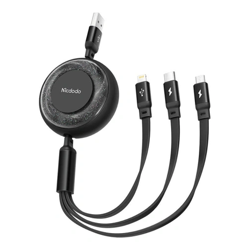 Kup Mcdodo 1.2m 3-in-1-Kabel CA-3570 USB-A/USB-C - Lightning - microUSB (schwarz) - MDD126 - {ean13} - Sklep Home Screen