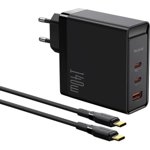 Kup Hálózati töltő Mcdodo CH-2913 GaN 2x USB-C, USB-A 140W (fekete) - MDD129 - {ean13} - Sklep Home Screen