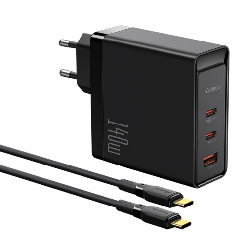 Kup Ładowarka sieciowa Mcdodo CH-2913 GaN 2x USB-C, USB-A 140W (czarna) - MDD129 - {ean13} - Sklep Home Screen