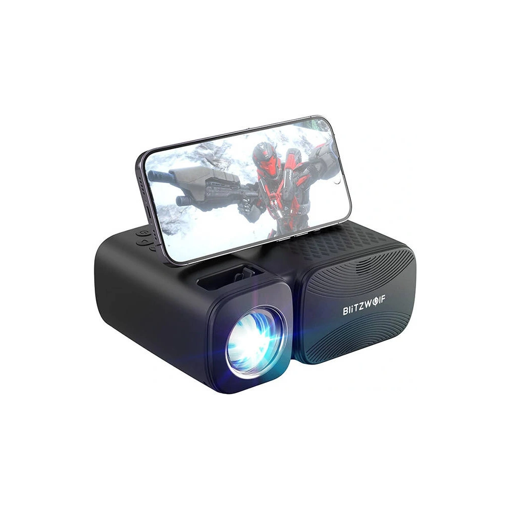 Projektor LED BlitzWolf BW-V3 Mini, Wi-Fi + Bluetooth (czarny)