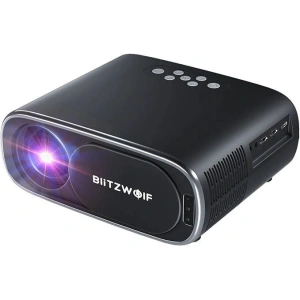 Kup BlitzWolf LED-Projektor BW-V4 1080p, Wi-Fi + Bluetooth (schwarz) - BLZ564 - {ean13} - Sklep Home Screen