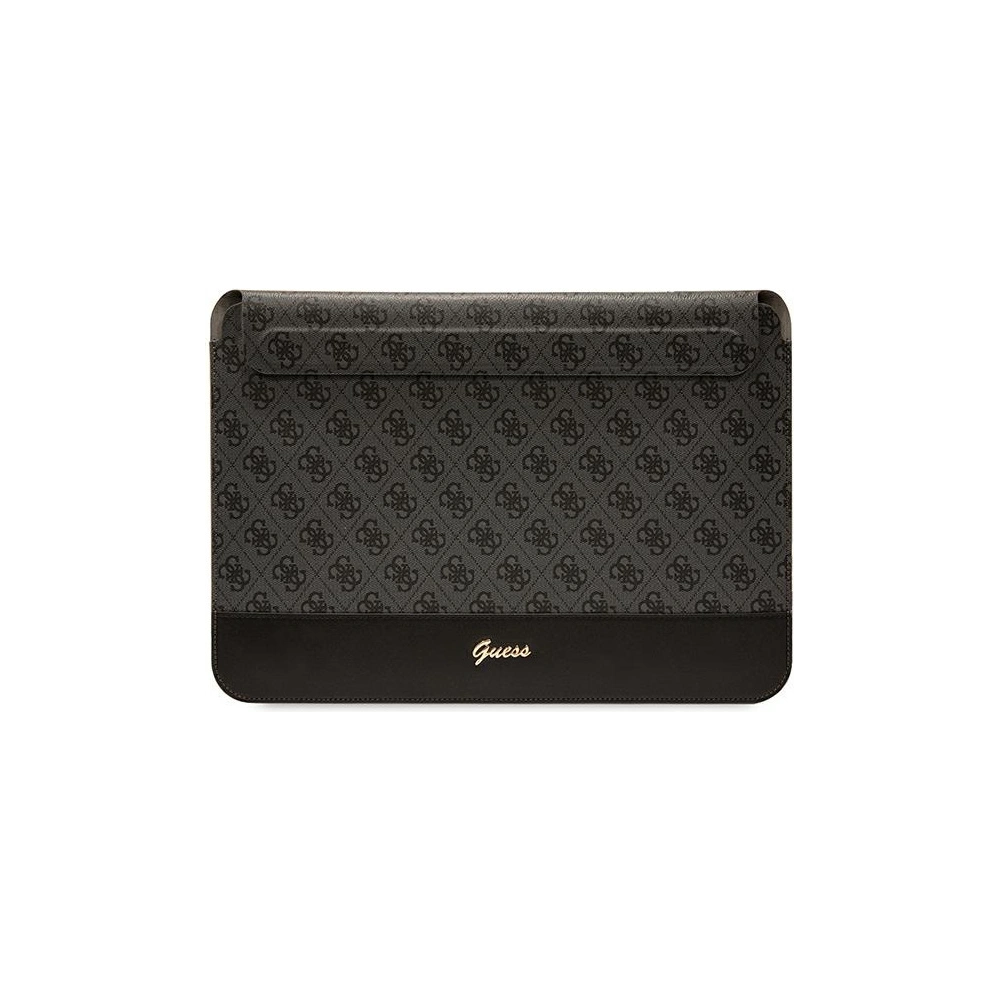 Etui Guess Sleeve GUCS14PS4SGK 14 cali czarny/black 4G Stripe Metal Logo