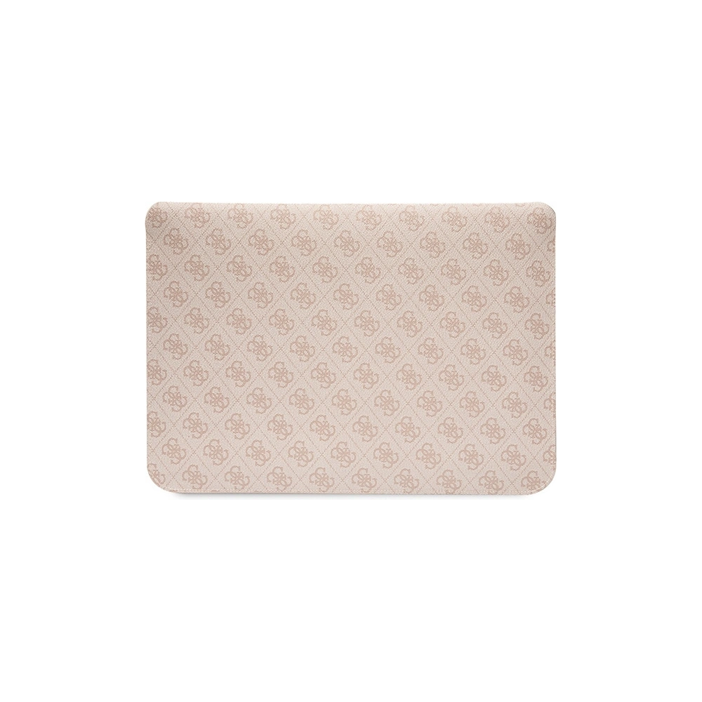 Etui Guess Sleeve GUCS14PS4SGP 14 cali różowy/pink 4G Stripe Metal Logo