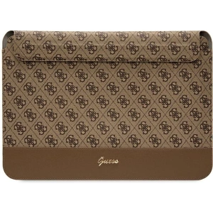 Kup Etui Guess Sleeve GUCS14PS4SGW 14 palců hnědý/brown 4G Stripe Metal Logo - GUE2618 - {ean13} - Sklep Home Screen