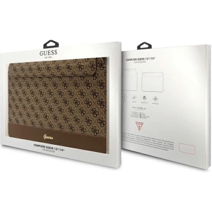 Buy Guess Sleeve GUCS14PS4SGW 14 inch brown 4G Stripe Metal Logo - GUE2618 - {ean13} - Home Screen Store Europe