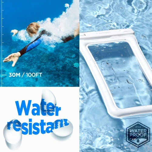 Buy Spigen A610 Universal Waterproof Float Case White - SPN2882 - {ean13} - Home Screen Store Europe