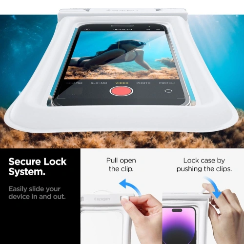 Buy Spigen A610 Universal Waterproof Float Case White - SPN2882 - {ean13} - Home Screen Store Europe