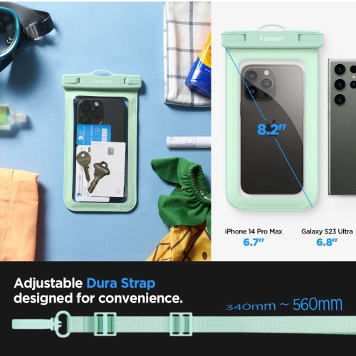 Kup Etui wodoszczelne Spigen A601 Universal Waterproof Case Mint - SPN2883 - {ean13} - Sklep Home Screen