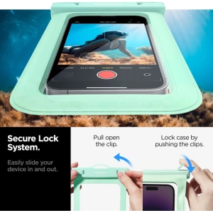 Kup Etui vodotěsné Spigen A601 Univerzální vodotěsný obal Mint - SPN2883 - {ean13} - Sklep Home Screen
