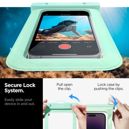 Kup Etui impermeabil Spigen A601 Universal Waterproof Case Mint - SPN2883 - {ean13} - Sklep Home Screen