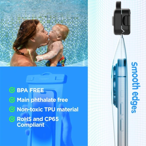 Kup Vízhatlan tok Spigen A601 Univerzális Vízhatlan Tok Aqua Kék - SPN2884 - {ean13} - Sklep Home Screen