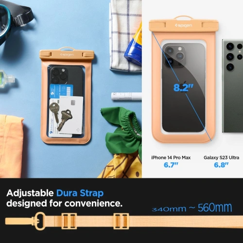 Buy Spigen A601 Universal Waterproof Case Apricot - SPN2885 - {ean13} - Home Screen Store Europe