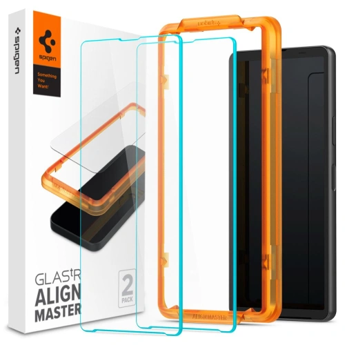 Kup Edzett üveg Spigen GLAS.tR AlignMaster Sony Xperia 10 V Clear [2 PACK] - SPN2887 - {ean13} - Sklep Home Screen