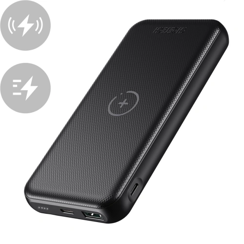 Kup Powerbank Choetech B650 10000mAh 18W QC PD USB-A/USB-C z ładowaniem bezprzewodowym Qi 10W czarny - CHT67 - {ean13} - Sklep Home Screen
