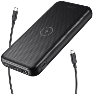 Kup Powerbank Choetech B650 10000mAh 18W QC PD USB-A/USB-C z ładowaniem bezprzewodowym Qi 10W czarny - CHT67 - {ean13} - Sklep Home Screen