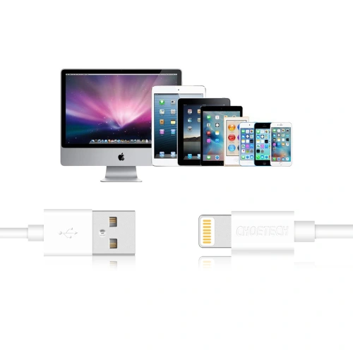 Kup Cablul Choetech IP0026 MFI USB-A/Lightning 1,2m alb - CHT69 - {ean13} - Sklep Home Screen
