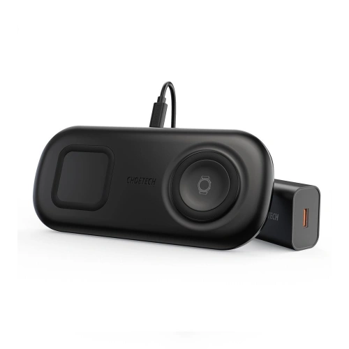 Kup Choetech Samsung Drahtloses Ladegerät T570-S Qi 10W für Telefon und Galaxy Watch schwarz - CHT71 - {ean13} - Sklep Home Screen