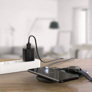 Buy Choetech T570-S Wireless Charger Qi 10W for phone and Samsung Galaxy Watch black - CHT71 - {ean13} - Home Screen Store Europe