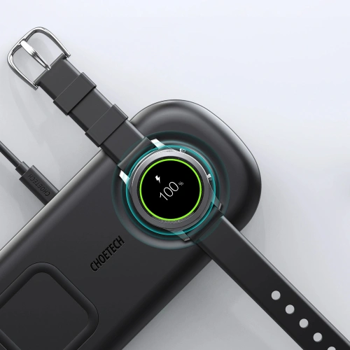 Kup Vezeték nélküli töltő Choetech T570-S Qi 10W telefonhoz és Samsung Galaxy Watch fekete - CHT71 - {ean13} - Sklep Home Screen