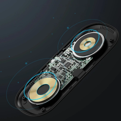 Kup Vezeték nélküli töltő Choetech T570-S Qi 10W telefonhoz és Samsung Galaxy Watch fekete - CHT71 - {ean13} - Sklep Home Screen