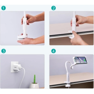 Kup Următorul suport de birou cu încărcător wireless Choetech T584-F 15W alb - CHT73 - {ean13} - Sklep Home Screen