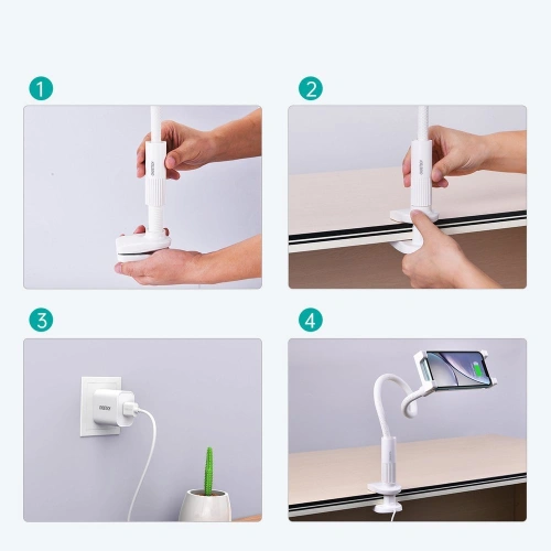 Kup Următorul suport de birou cu încărcător wireless Choetech T584-F 15W alb - CHT73 - {ean13} - Sklep Home Screen