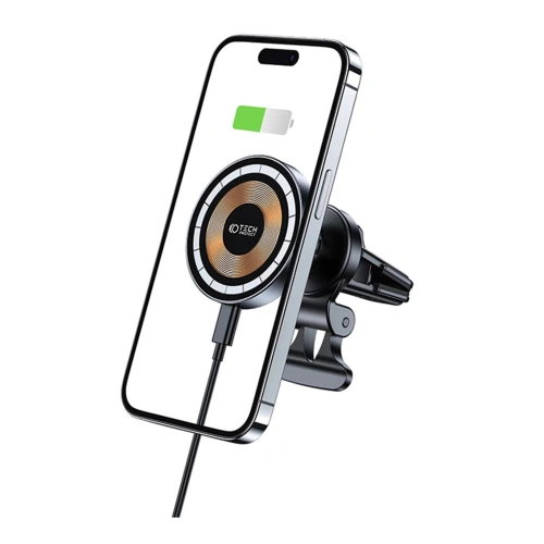 Kup Tech-Protect Autohalterung mit kabellosem Ladegerät MM15W-V5 Magnetic MagSafe Vent Car Mount Wireless Charger 15W Schwarz - THP2047 - {ean13} - Sklep Home Screen