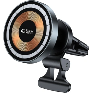 Kup Uchwyt samochodowy z ładowarką bezprzewodową Tech-Protect MM15W-V5 Magnetic MagSafe Vent Car Mount Wireless Charger 15W Black - THP2047 - {ean13} - Sklep Home Screen