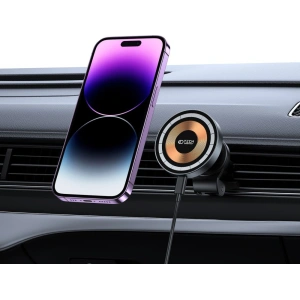 Kup Uchwyt samochodowy z ładowarką bezprzewodową Tech-Protect MM15W-V5 Magnetic MagSafe Vent Car Mount Wireless Charger 15W Black - THP2047 - {ean13} - Sklep Home Screen