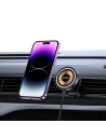 Kup Autós tartó vezeték nélküli töltővel Tech-Protect MM15W-V5 Magnetic MagSafe szellőző autós tartó vezeték nélküli töltő 15W fekete - THP2047 - {ean13} - Sklep Home Screen