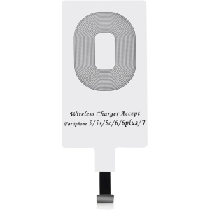 Buy Choetech WP-IP Adapter for wireless charging Lightning Qi white - CHT75 - {ean13} - Home Screen Store Europe