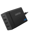 Choetech Ladegerät PD72-1C3U 3x USB-A/USB-C 60W Power Delivery schwarz