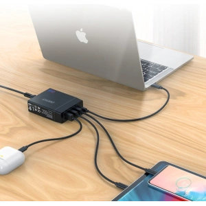 Kup Ładowarka sieciowa Choetech PD72-1C3U 3x USB-A/USB-C 60W Power Delivery czarny - CHT77 - {ean13} - Sklep Home Screen